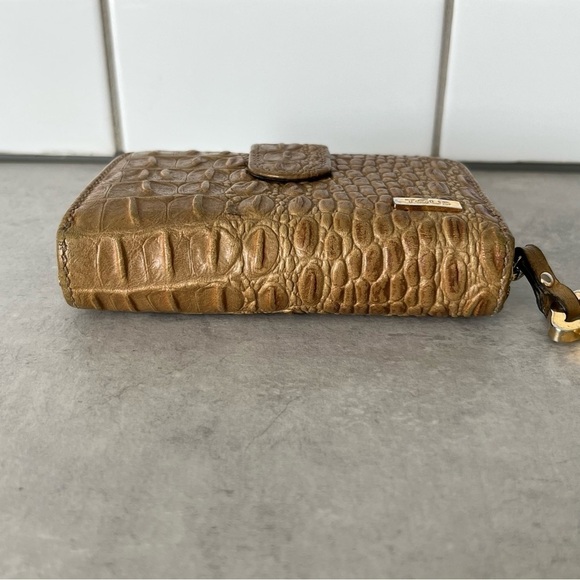 TOUS Croc Embossed Leather Wallet - Picture 4 of 14